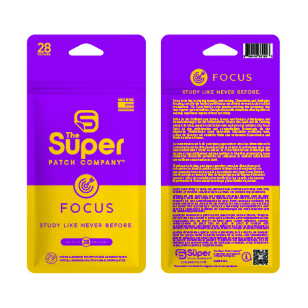 Focus Super Patch - Paquete de 28 Parches
El Focus Super Patch de El Súper Parche – The Super Patch es la solución ideal para quienes buscan mejorar su concentración y claridad mental de manera natural. Este paquete contiene 28 parches diseñados específicamente para estimular el bienestar general mediante una tecnología avanzada de estimulación vibrotáctil. Sin necesidad de fármacos ni métodos invasivos, el Focus Super Patch ayuda a reducir las distracciones y mejorar el rendimiento, ya sea en la escuela, el trabajo o cualquier actividad que requiera un enfoque mental sostenido.

Características del Producto:
Tecnología no invasiva y libre de drogas: Aumenta el enfoque y la claridad mental a través de la estimulación vibrotáctil.
Contenido: Paquete de 28 parches adhesivos de polietileno hipoalergénico, diseñados para ser cómodos y seguros en su uso diario.
Garantía de satisfacción: Ofrecemos un reembolso completo del precio de compra original dentro de los 30 días de garantía. (Los gastos de envío no son reembolsables).
Instrucciones de Devolución:
Si no estás completamente satisfecho con tu compra, por favor, envía un correo electrónico con tu número de pedido. Un miembro del equipo de Super Patch te asistirá con los pasos a seguir. Recuerda no devolver tu compra sin la aprobación previa e instrucciones escritas del Departamento de Devoluciones.

Advertencias:
Este producto no está destinado a ser utilizado en áreas de piel delicadas o sensibles. Si experimentas irritación en la piel, retira el parche y descontinúa su uso de inmediato.

El Focus Super Patch es la elección perfecta para quienes buscan una solución efectiva y natural para mejorar su enfoque y rendimiento diario.