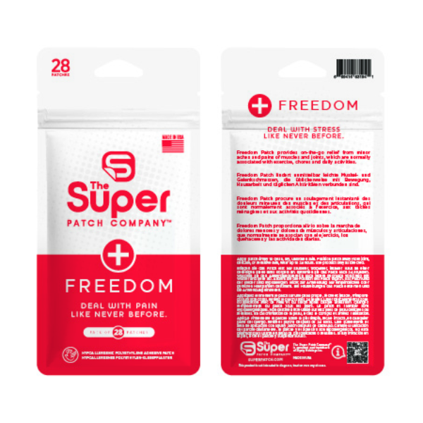 Freedom Super Patch - Paquete de 28 Parches

El Freedom Super Patch es la solución ideal para aquellos que buscan un manejo efectivo del dolor en su día a día. Diseñado para proporcionar alivio rápido y cómodo de dolores menores en músculos y articulaciones, este parche es perfecto para quienes llevan un estilo de vida activo y desean mantenerse en movimiento sin molestias.

Cada paquete contiene 28 parches adhesivos de polietileno hipoalergénico, fáciles de aplicar y discretos, permitiéndote continuar con tus actividades diarias sin interrupciones. Ya sea que estés haciendo ejercicio, realizando tareas del hogar o participando en actividades cotidianas, el Freedom Super Patch te ofrece la tranquilidad de saber que el alivio del dolor está al alcance de tu mano.

Características del producto:

Alivio eficaz: Ideal para dolores menores asociados con actividades diarias y ejercicio.
Comodidad y facilidad de uso: Parche adhesivo hipoalergénico que se adapta a tus necesidades diarias.
Paquete de 28 unidades: Provisión para un mes de alivio continuo.
Garantía de satisfacción: Estamos tan seguros de la eficacia de nuestros parches que ofrecemos una garantía de devolución de dinero de 30 días. Si no estás satisfecho, te reembolsamos el precio de compra original (gastos de envío no incluidos).
Instrucciones de devolución: Si necesitas realizar una devolución, por favor contacta con nuestro equipo a través del correo electrónico, proporcionando tu número de pedido. Un miembro del equipo de Super Patch te guiará en los pasos necesarios para completar el proceso de devolución. Es importante no devolver el producto sin las instrucciones previas del Departamento de devoluciones.

Precauciones: No está destinado a su uso en áreas de piel delicadas o sensibles. En caso de irritación, retira el parche y descontinúa su uso.

Descubre cómo el Freedom Super Patch puede transformar tu rutina diaria al ofrecerte la libertad de moverte con menos dolor y más energía.