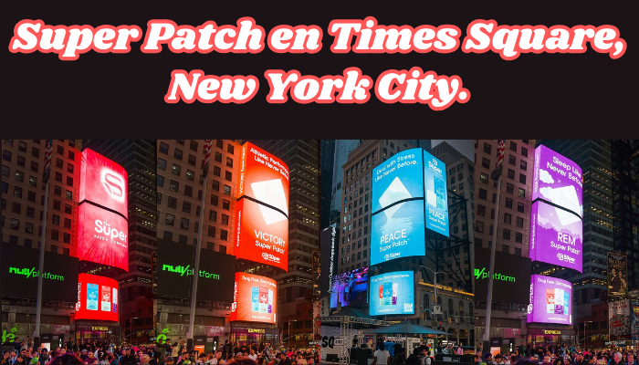 Super Patch en Times Square, New York City.